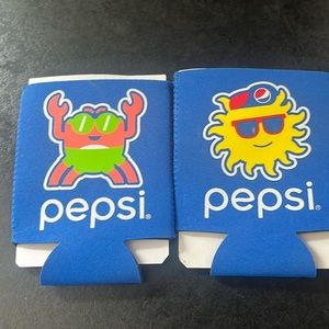 Two brand new Pepsi can/bottle holder
